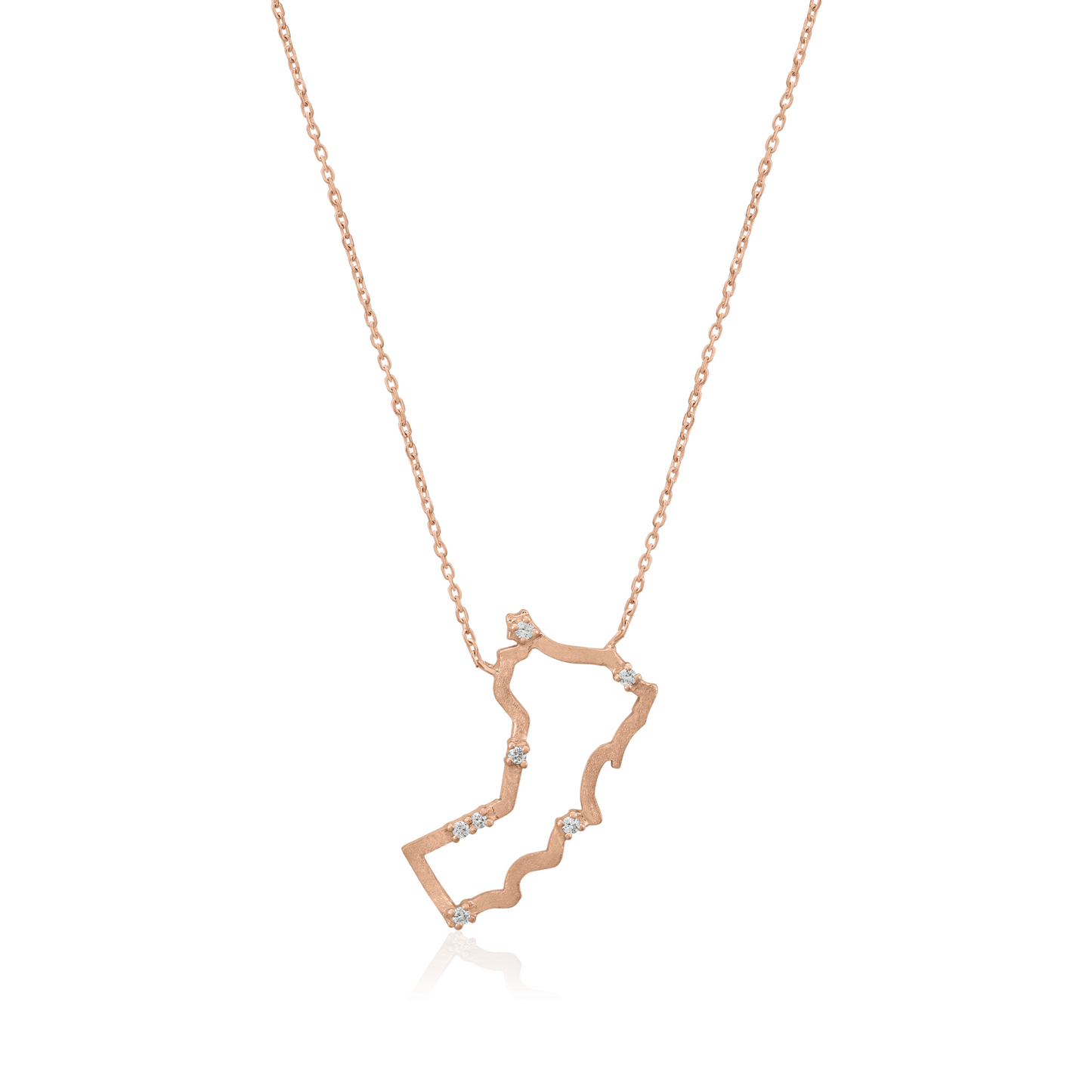 Oman Map Necklace