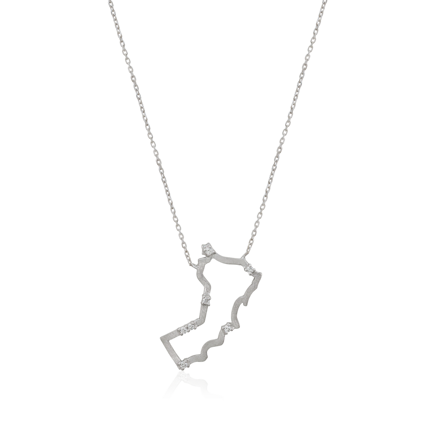 Oman Map Necklace