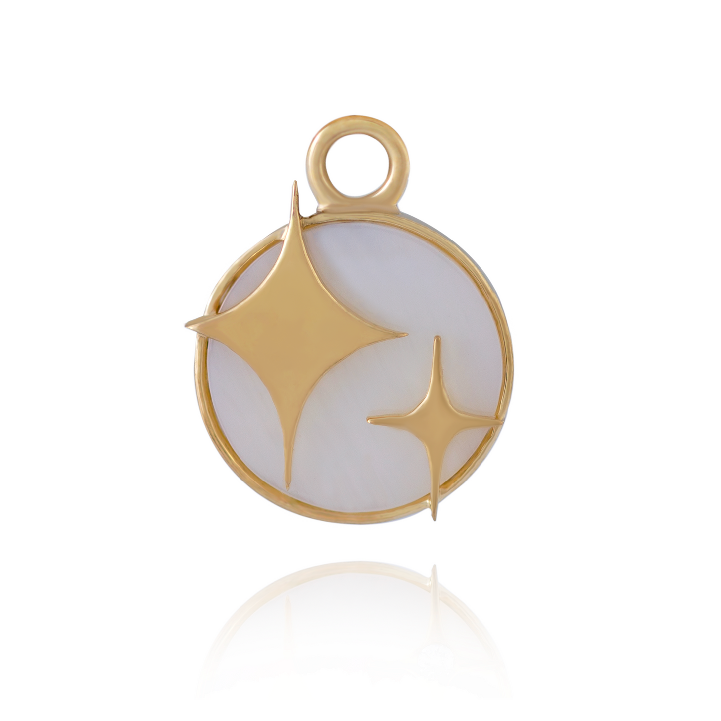 Mother of Pearl Sparkle Charm