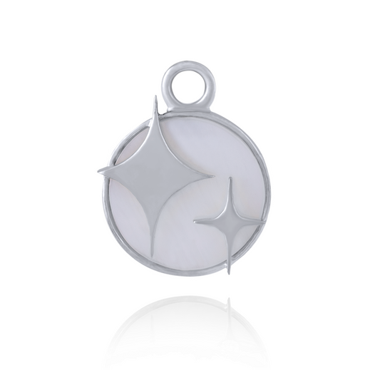 Mother of Pearl Sparkle Charm
